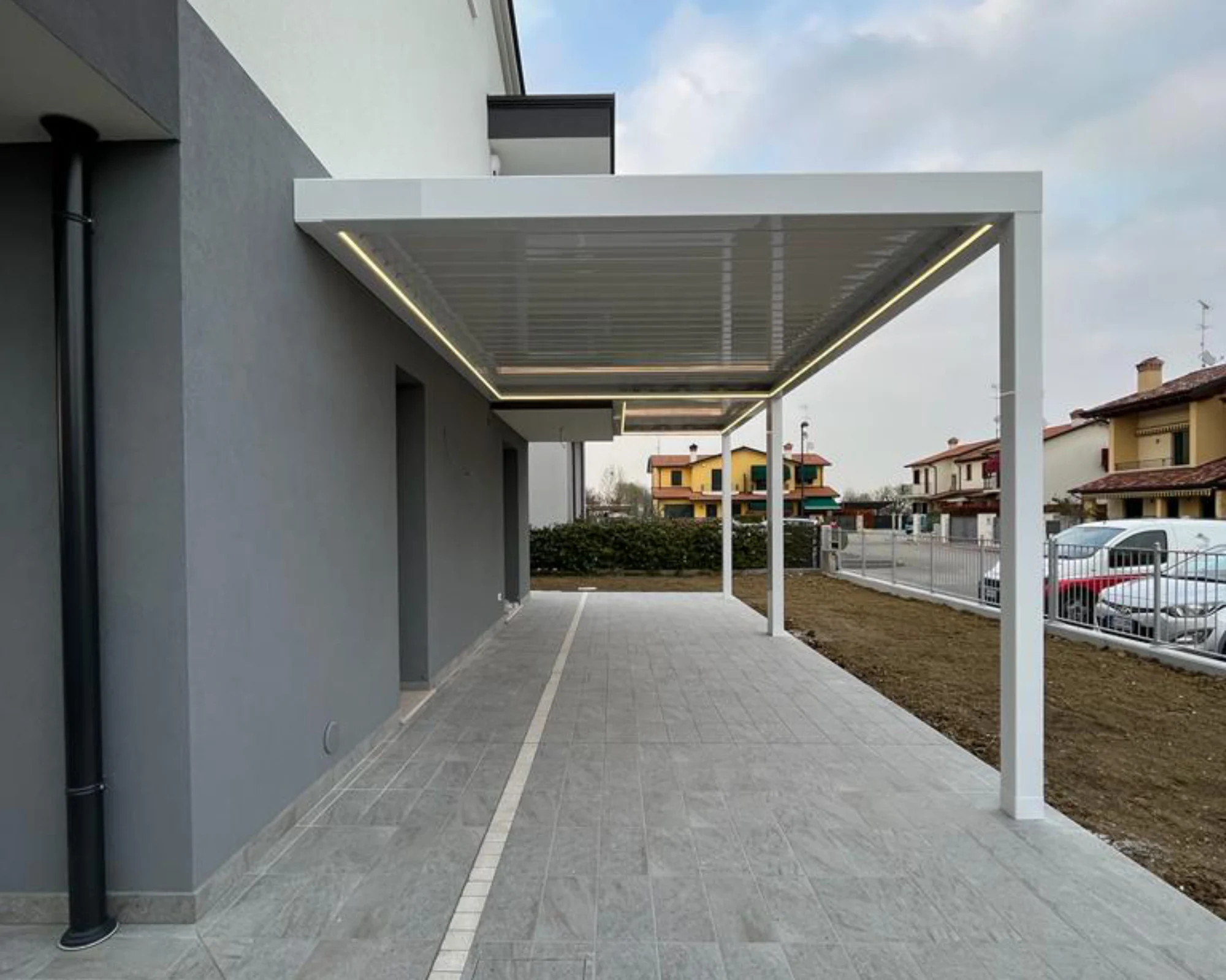 pergola in alluminio